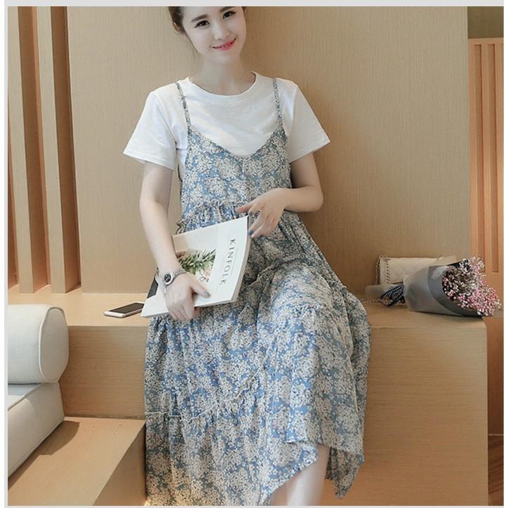 Đầm bầu chiffon nâng niu bé, thoải mái cho mẹ