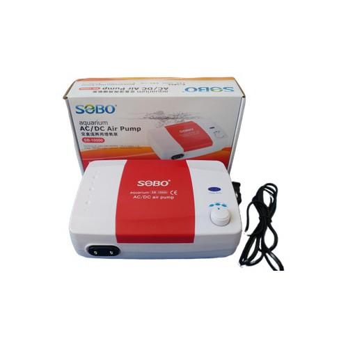 Máy sủi khí tích điện SB-10000 công suất lớn 12W + 2 dây sủi + 2 quả sủi