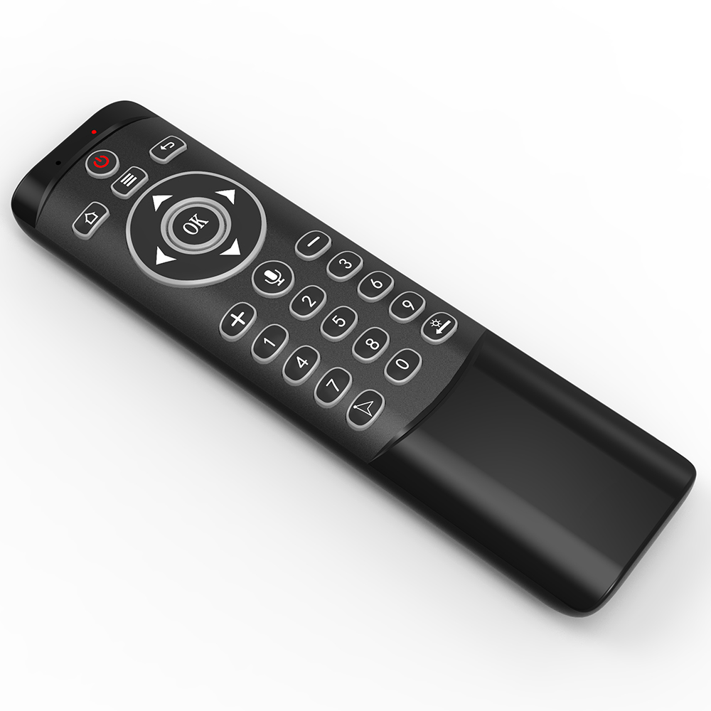 Điều Khiển Từ Xa Bằng Giọng Nói Không Dây 2.4g Với Chuột IR Learning Backlit Cho TV Thông Minh AnDroid TV Box Máy Chiếu