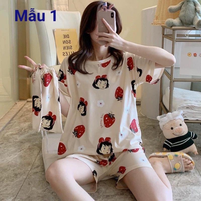 Đồ bộ nữ mặc nhà sát nách