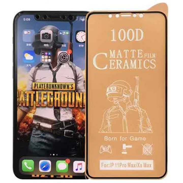 Kính Cường Lực cho iPhone Xs Max, XR, X Nhám Chống Vân Tay