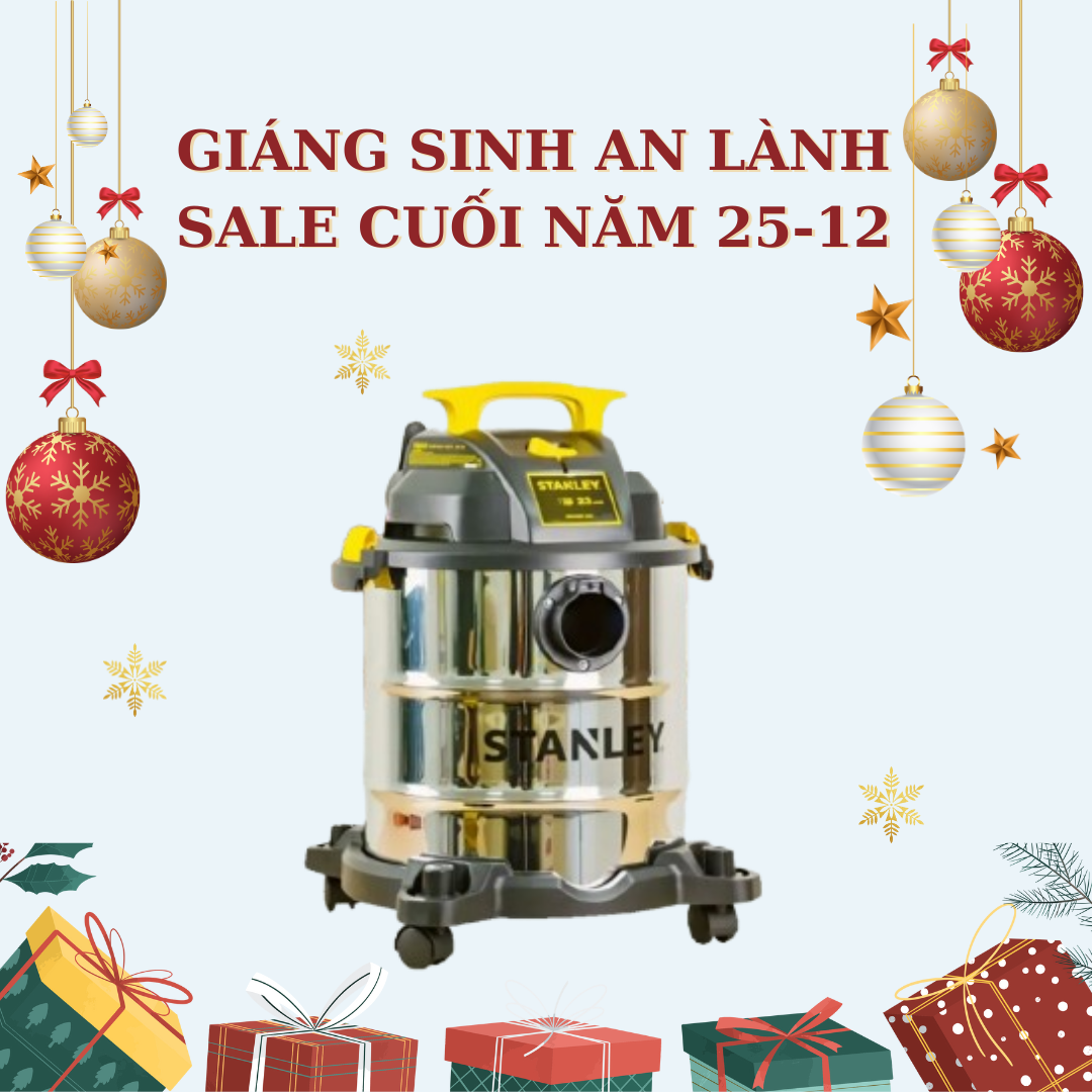 Máy hút bụi khô và ướt Stanley SL19116 công suất 3000W dung tích 23 lít -Hàng chính hãng