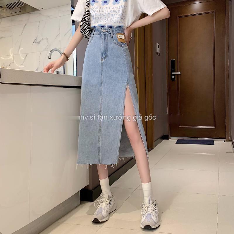 Váy jean ,chân váy sẻ đùi