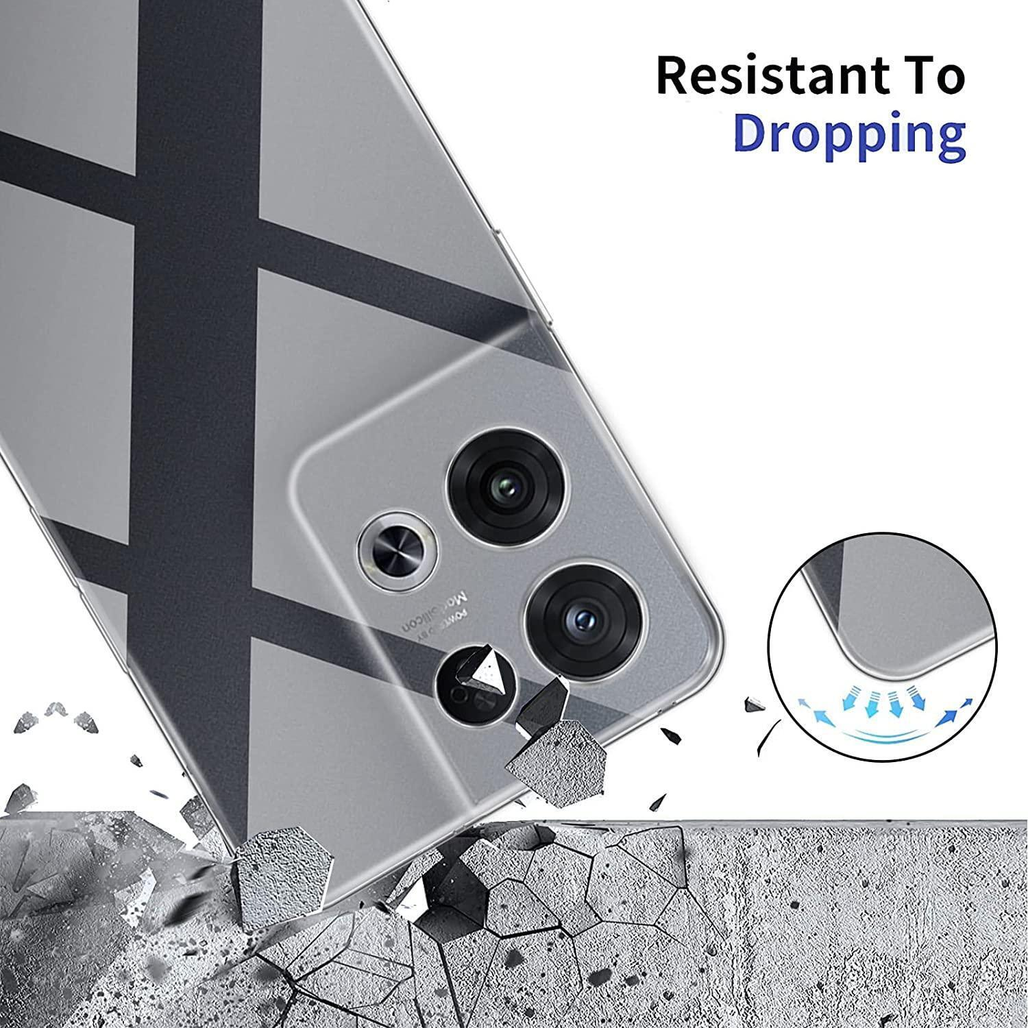 Ốp lưng silicon dẻo cho Oppo Reno 8 Pro hiệu Ultra Thin trong suốt mỏng 0.6mm độ trong tuyệt đối chống trầy xước - Hàng nhập khẩu
