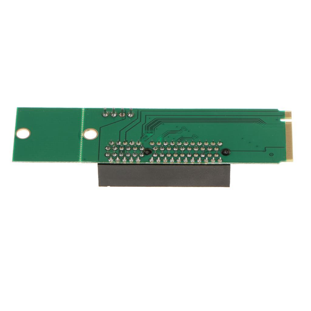 2x NGFF M2 M.2 to PCI-E PCI 4x 1x Slot Card Adapter with SATA Cable