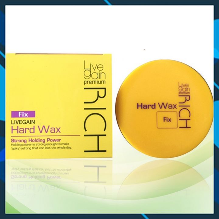 Sáp vuốt tóc siêu cứng Livegain Premium Rich Hard Wax Fix 110g