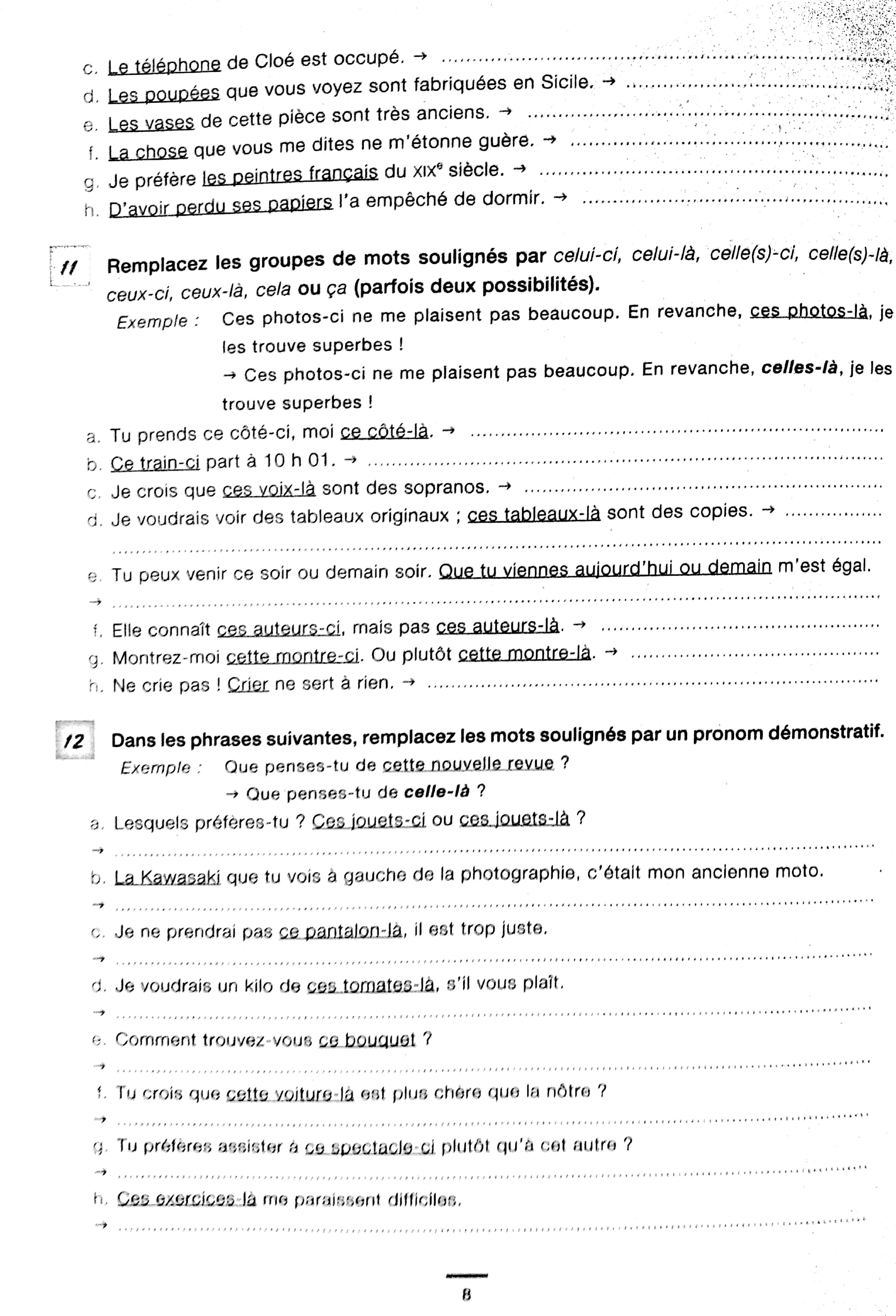 450 Nouveaux Exercices - Grammaire Niveau Intermediare