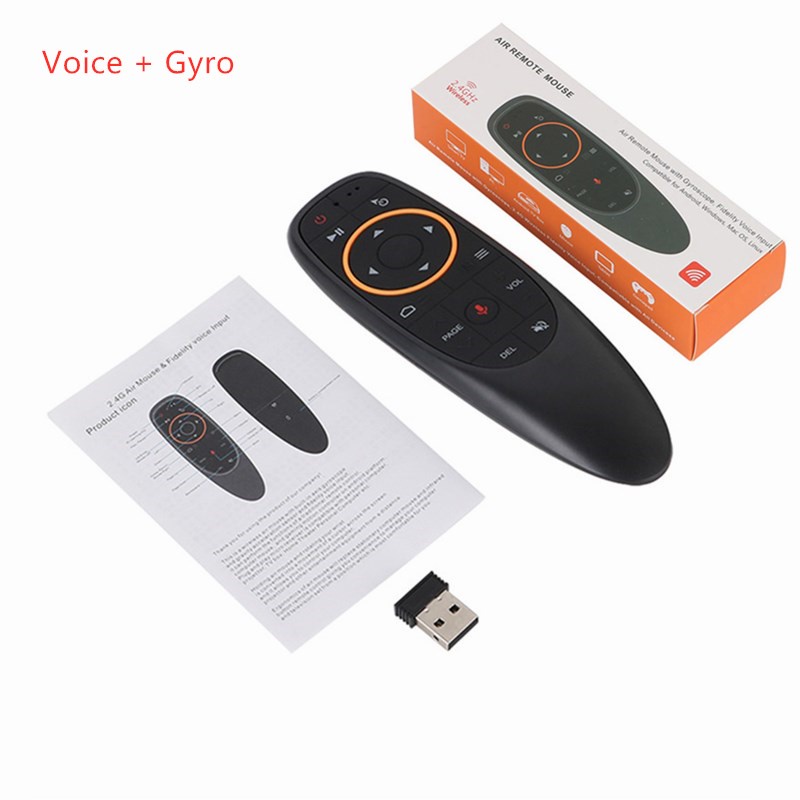 Bộ Điều khiển chuột bay tìm kiếm bằng giọng nói cho Tivi, TV-Box, Android-Box, Windows, Mac OS Remote Voice