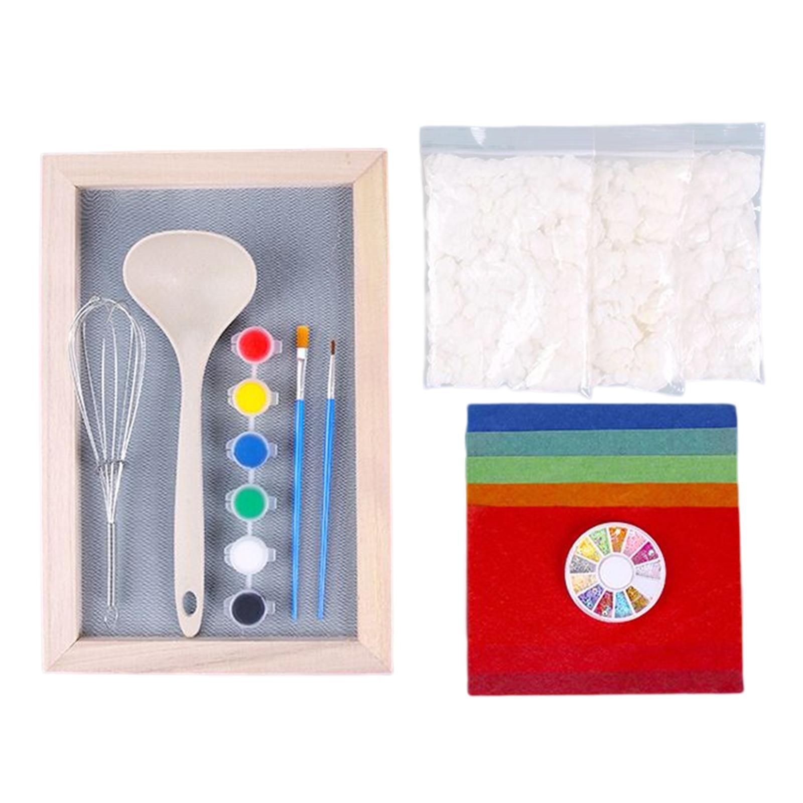 Wooden Paper Making Screen Handmade Paper Making Model Set for Kids Children
