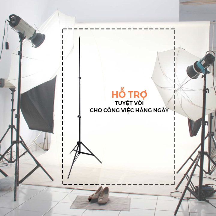 Chân giá đỡ Tripod Studio 2 Mét - Hàng nhập khẩu