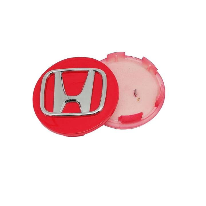 Logo chụp mâm bánh xe ô tô Honda đường kính 69mm, chất liệu nhựa ABS cao cấp