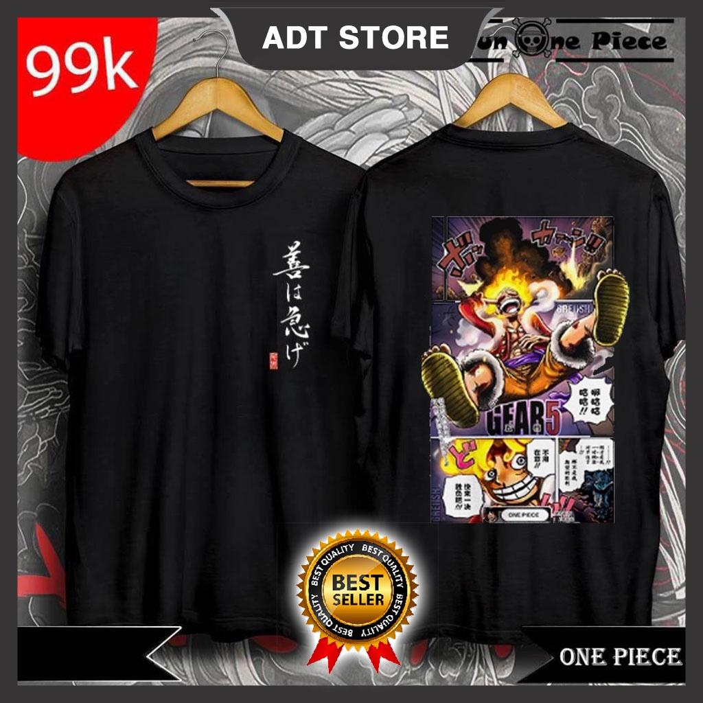 Top 5 Mẫu Áo thun One Piece Luffy Gear 5 Anime Đảo Hải Tặc siêu chất, giá rẻ cực HOT mẫu bán chạy