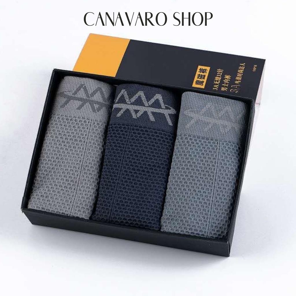 Quần sịp xì đùi nam cao cấp quần lót nam đùi co giãn 4 chiều 5D 45-65kg CANAVARO SHOP CN702