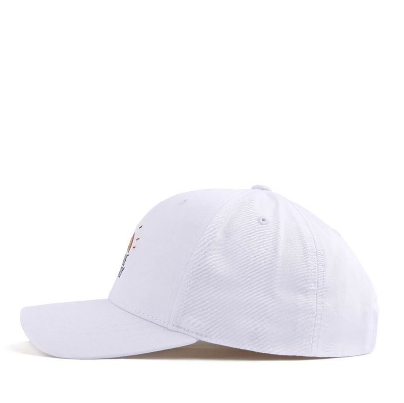 PREMI3R Mũ lưỡi trai ballcap Rainbow white Mũ lưỡi trai phong cách hàn quốc nón thương hiệu chính hãng