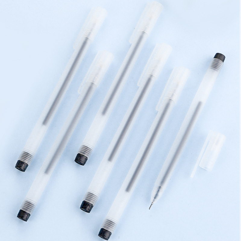 Bút Gel bút bi nước văn phòng mực gel 0.5mm mực đều nét chữ đẹp đủ màu