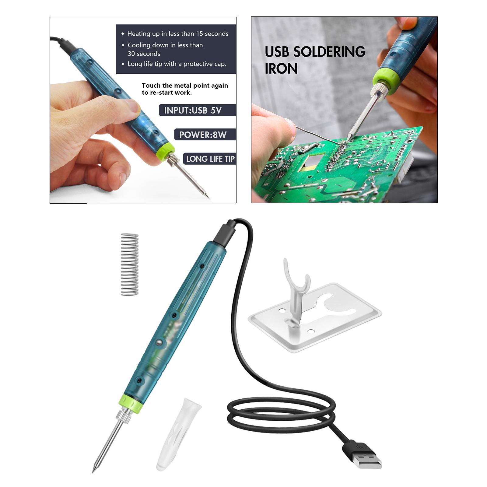 Mini Iron Kit Adjustable Temperature Repair DIY