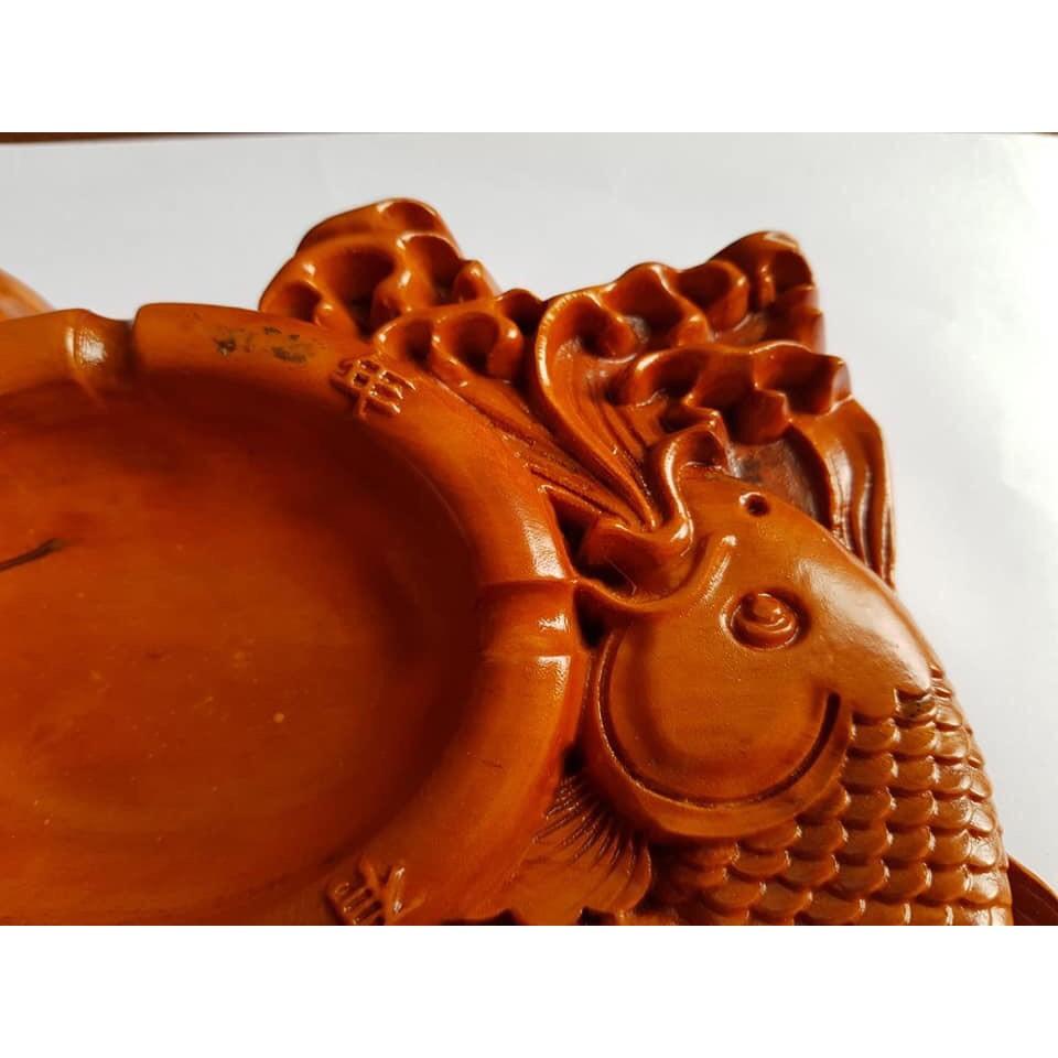 Gạt Tàn Thuốc Lá Gỗ Hương Phong Thủy