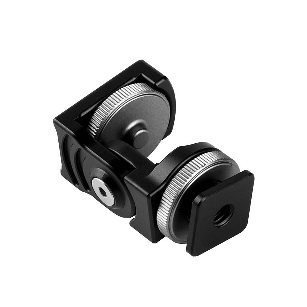 Bộ điều hợp góc chụp có thể điều chỉnh với giá treo vít 1/4 inch cho video bằng hợp kim nhôm