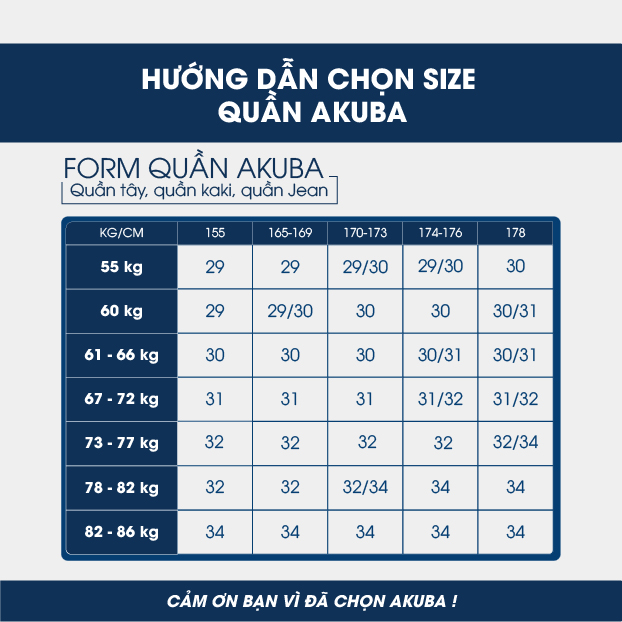 Quần tây nam đi học ống đứng tôn dáng AKUBA form slimfit chống nhăn, co giãn, mềm mại, bền màu 01K3008