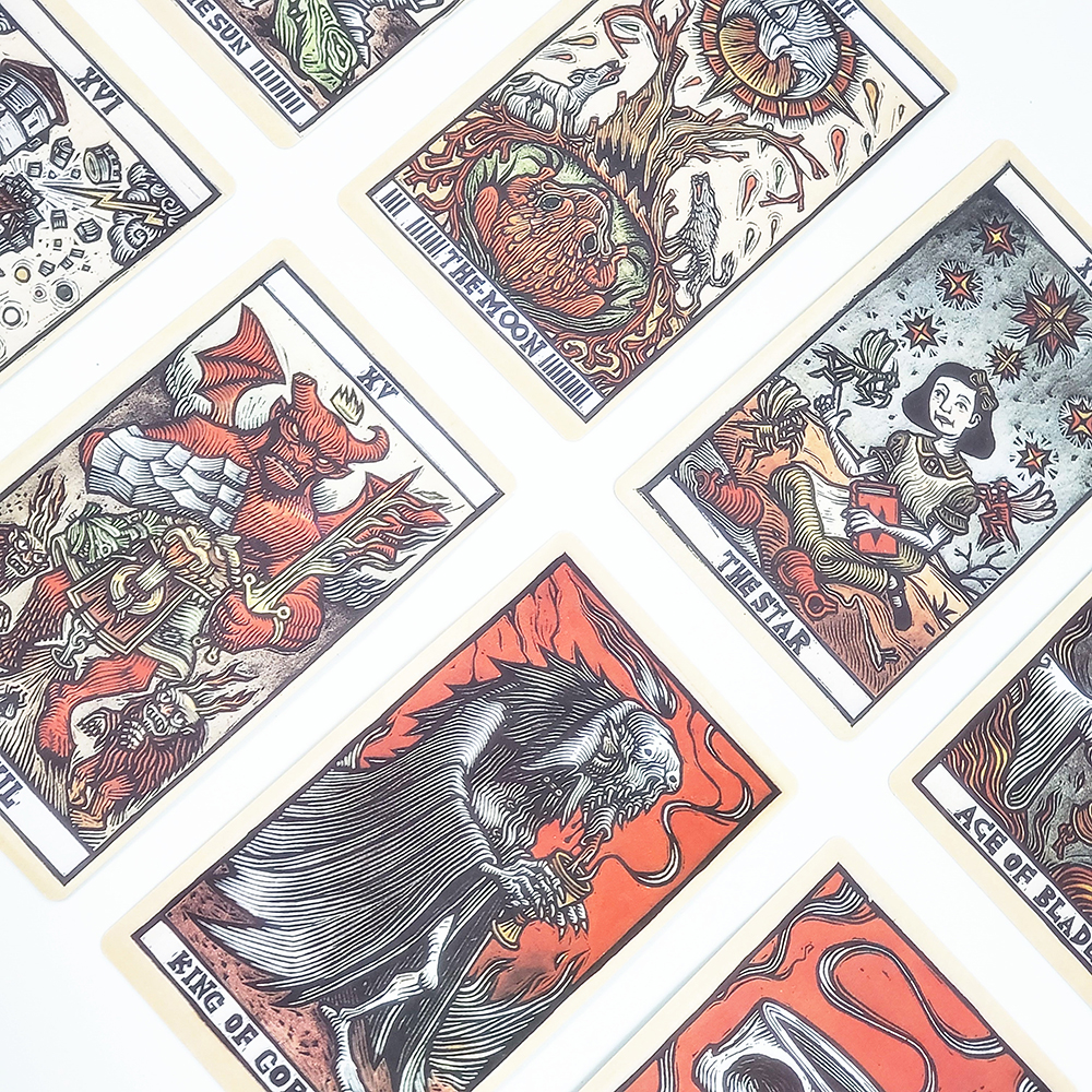 [Size Gốc] Bài Tarot Del Toro 7x12 CM Tặng File Tiếng Anh Và Đá Thanh Tẩy