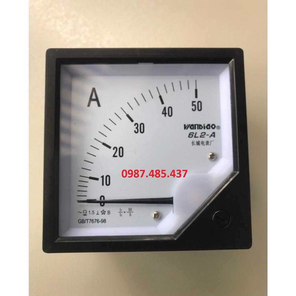 Đồng hồ đo vôn - ampe- Vôn kế , ampe kế 6L2-A