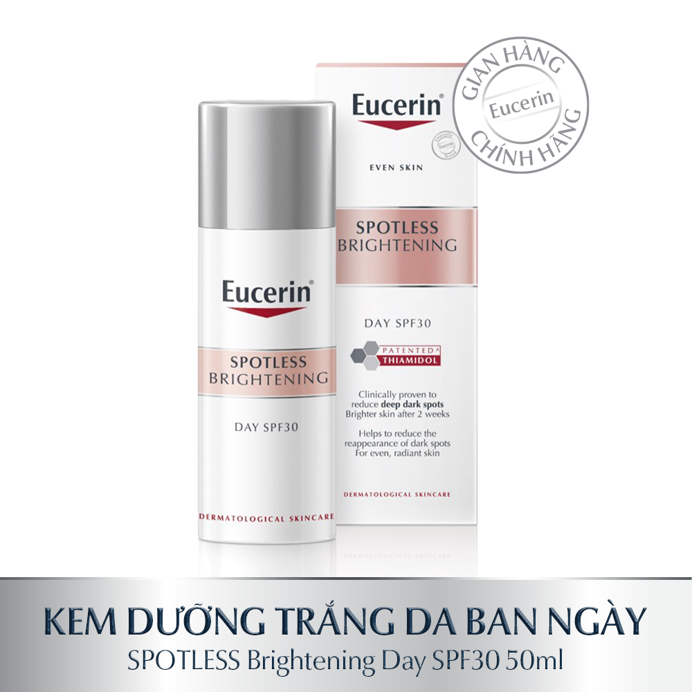Kem dưỡng ngày giảm thâm nám &amp; sáng da Eucerin Spotless Brightening SPF30 50ml