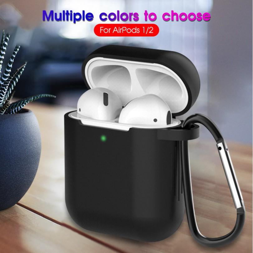 Vỏ đựng ốp case airpods airpod bảo vệ tai nghe không dây bluetooth 1/2/Pro - chống va đập, bám bụi ốp màu