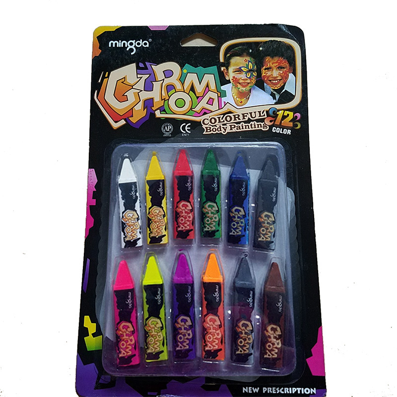 Màu hóa trang Halloween 12 màu Ghroma Painting Makeup Body & Face