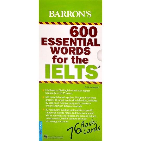 Barron's Essential Words For The IELTS + Flash Cards 600 Essential Words For The IELTS - Bản Quyền