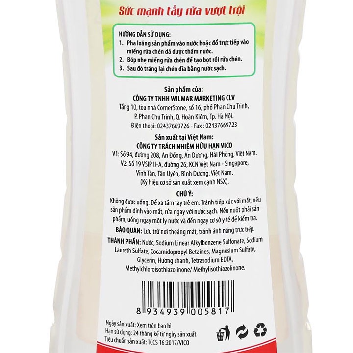 Nước Rửa Chén Power100