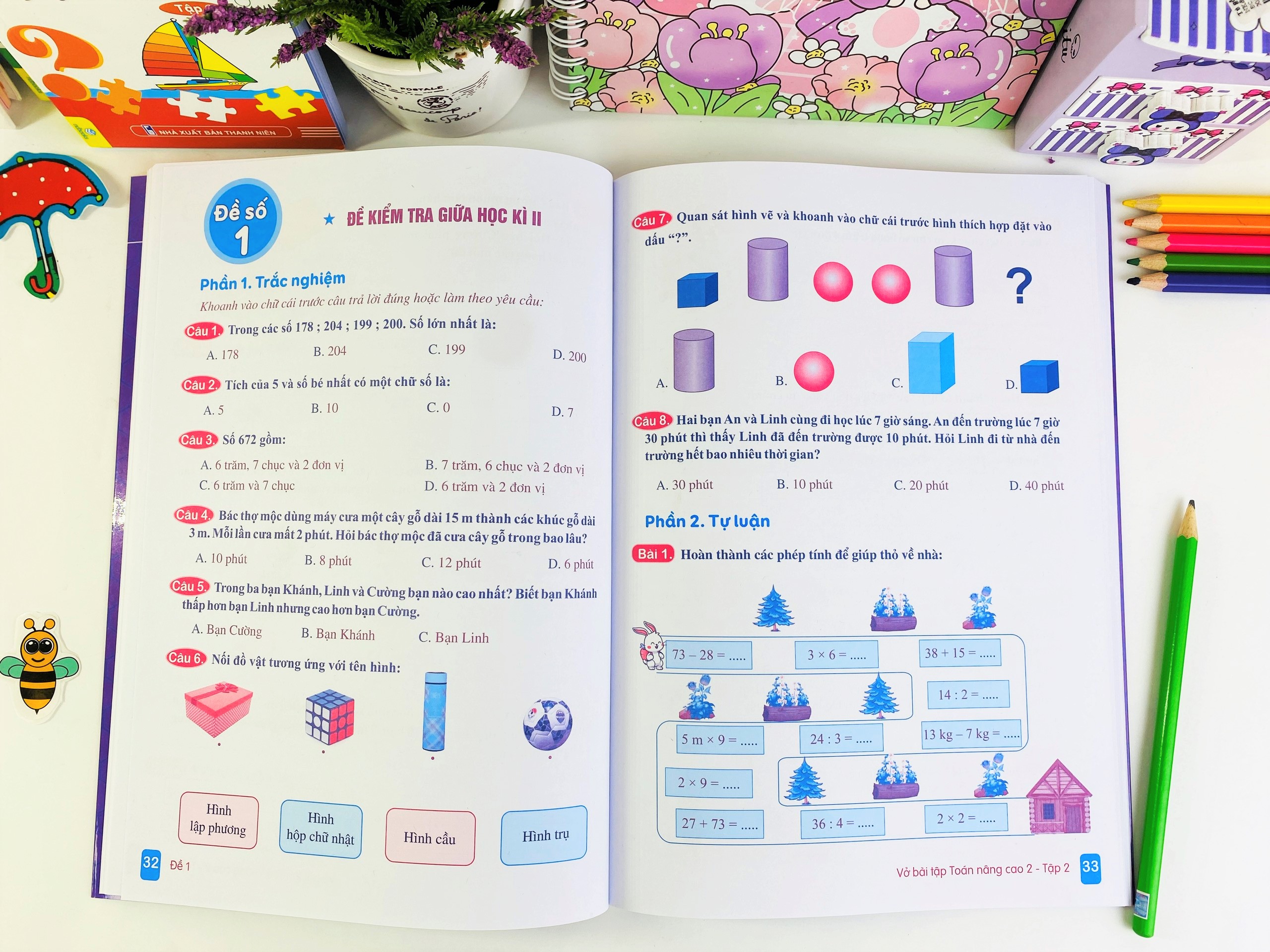 Sách - Vở Bài Tập Toán Nâng Cao 2 - Theo chương trình GDPT mới (Hỗ trợ buổi học thứ hai) - ndbooks