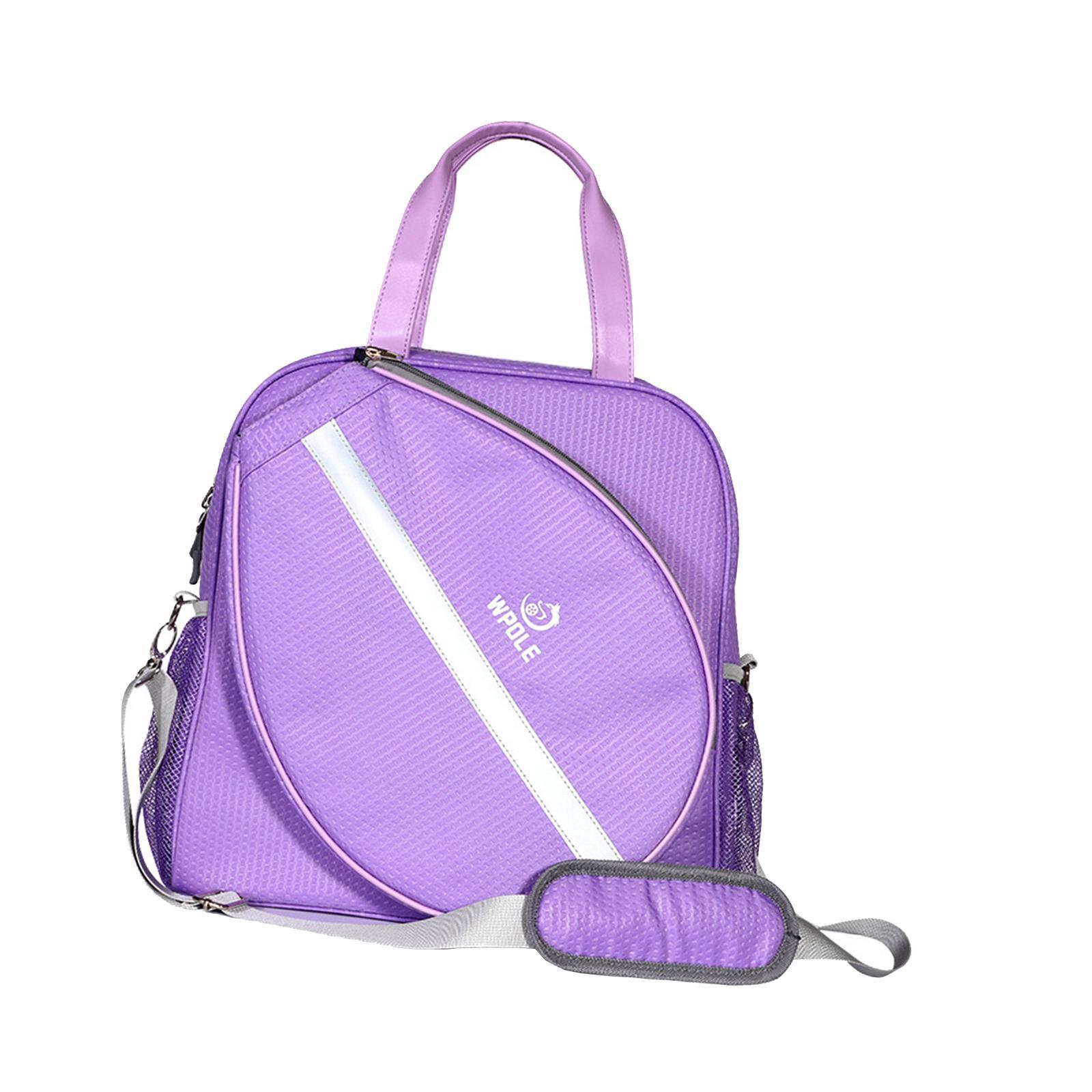 Badminton Bag Carrying Badminton Tennis Shoulder Bag Zipper Large Racket Bag