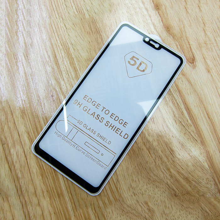 Dán kính cường lực full màn hình 5D dành cho OPPO F7 phủ màu