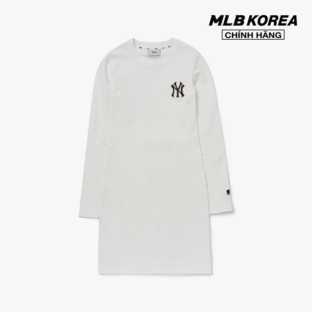 MLB - Đầm mini tay dài Illusion Back Logo Slimfit 3FOPU0124