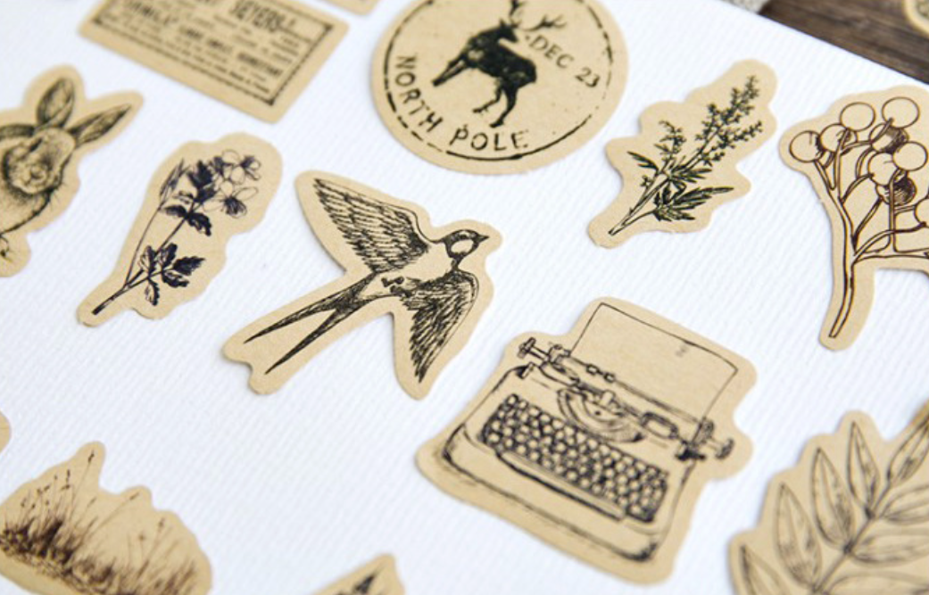 Sticker trang trí dán trang trí siêu xinh - Chất lượng cao siêu dính - Mẫu ngẫu nhiên