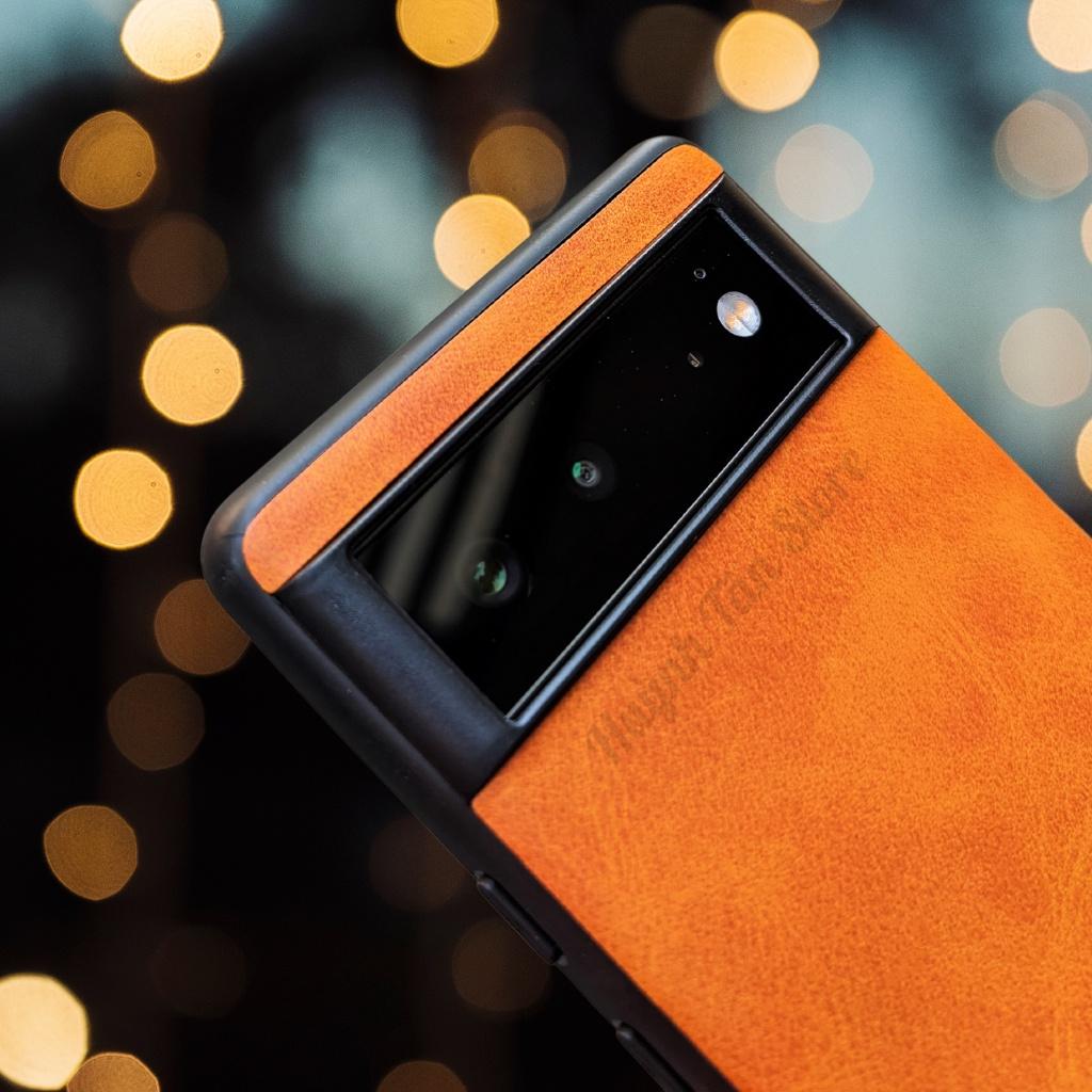 Ốp lưng pixel 6, 6 pro, 6a da aioria chống bám vân tay bảo vệ camera phụ kiện huỳnh tân store