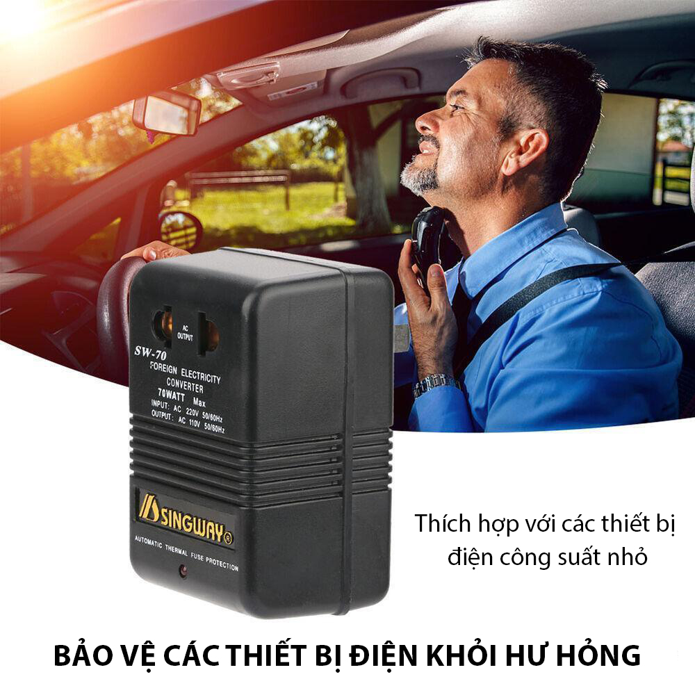 Bộ Đổi Nguồn 220V sang 110V, cho các thiết bị công suất nhỏ- K1499