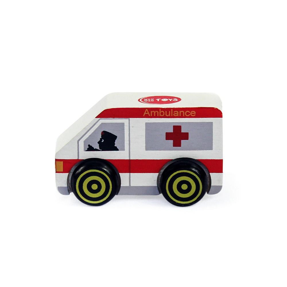 Đồ chơi gỗ Xe cứu thương | Winwintoys 64282 | Phát triển trí tưởng tượng và vận động | Đạt tiêu chuẩn CE và TCVN