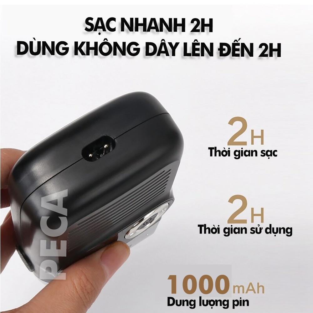 Hình ảnh Máy cạo râu lưỡi kép 3 mức tốc độ Kemei KM-2026 màn hình LCD, công suất 5w mạnh mẽ dùng cạo trắng fade tóc, cạo trọc đầu tặng kèm lưỡi dự phòng