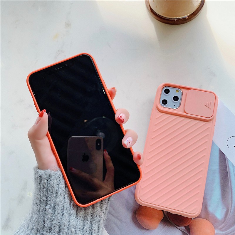 Ốp Lưng iPhone Nắp Trượt Bảo Vệ Camera Dành Cho iPhone 6 / 6 Plus / 7 / 7 Plus / 8 / 8 Plus / X / Xs / Xs Max / 11 / 11 Pro / 11 Pro Max / 12 / 12 Pro / 12 Pro Max
