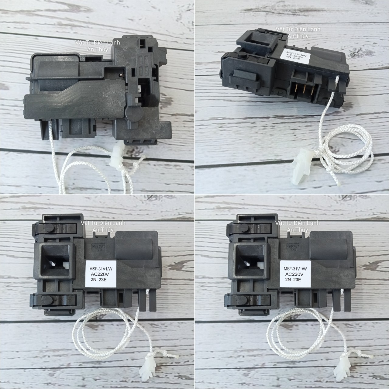 Công Tắc Khóa Cửa Máy Giặt Panasonic Đen 220V-02E