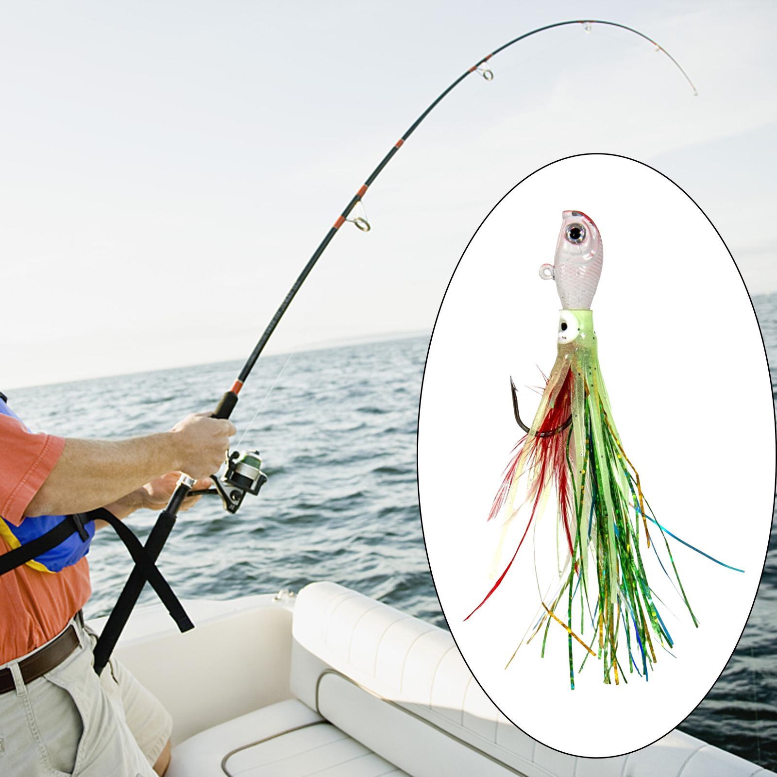 Luminous Lifelike Squid Skirt  Sea Fishing  Glow Fishing  Hook