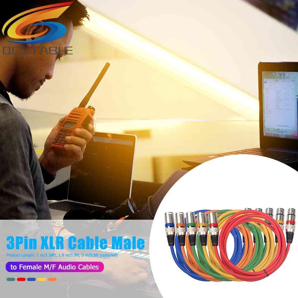Set 5 Dây Cáp Âm Thanh 3Pin XLR Mạ Bạc