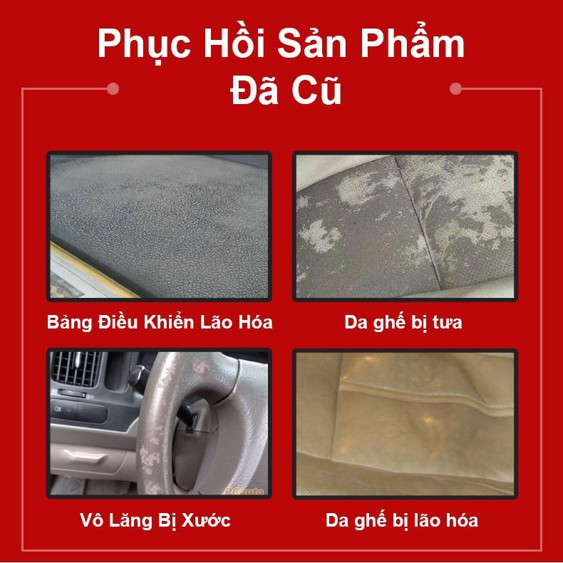 Chai xịt làm sạch dàn nhựa nhám, vỏ xe Phục Hồi Làm Mới Ghế Da DASHBOARD WAXING 450ml