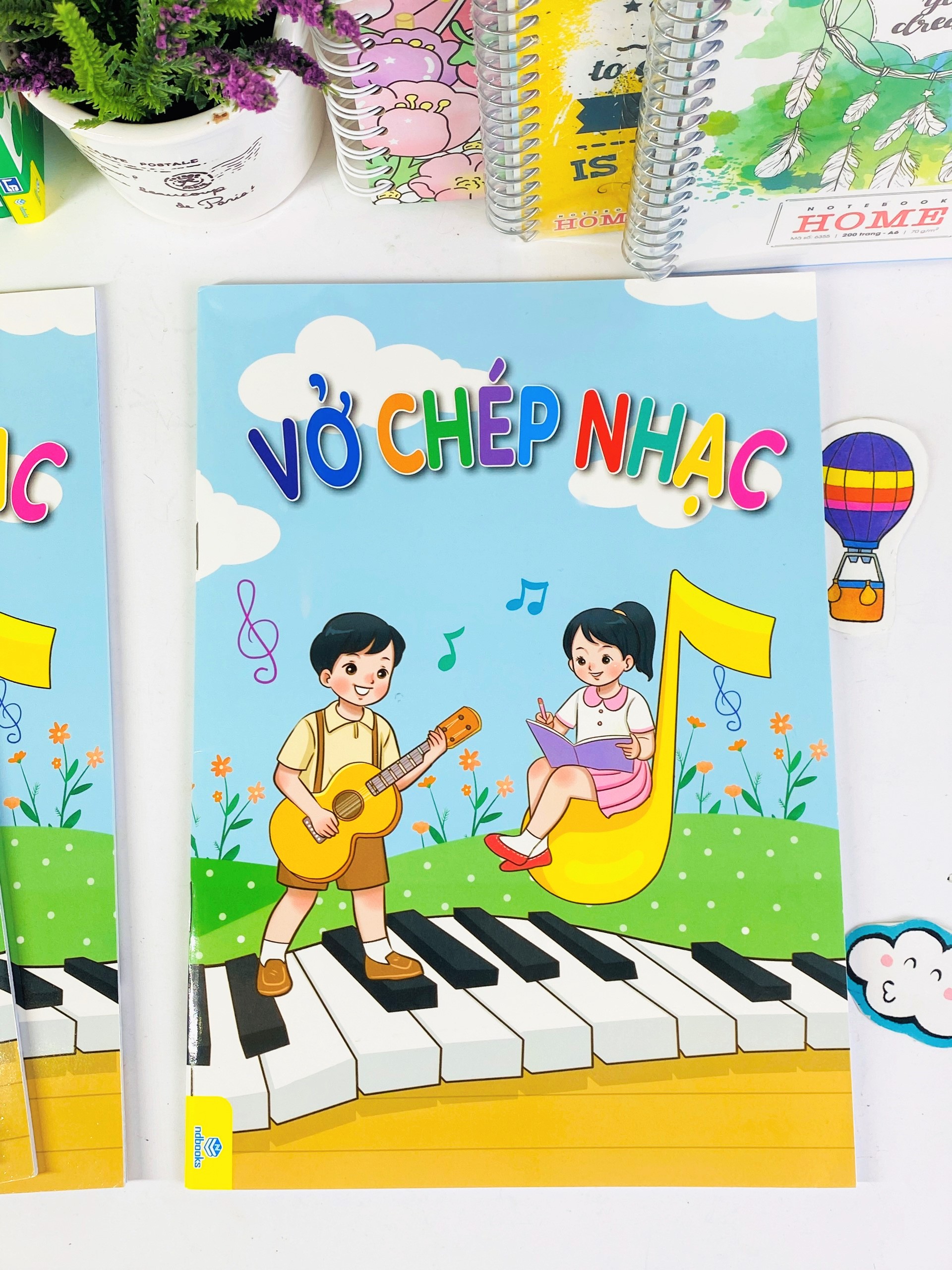 Sách - Combo 10 cuốn Vở chép nhạc - ndbooks