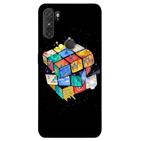 Ốp lưng dành cho Vsmart Active 3 mẫu Rubik Vũ Trụ