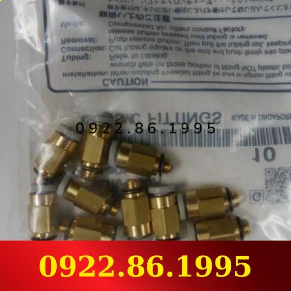 Đầu nối khí SMC KQ H04-M5A mới