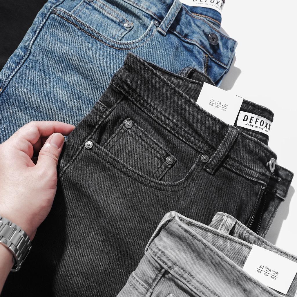QUẦN SHORT JEAN nam trơn DF S23 chất liệu jean cao cấp co giãn bền màu SJDF | LASTORE MENSWEAR