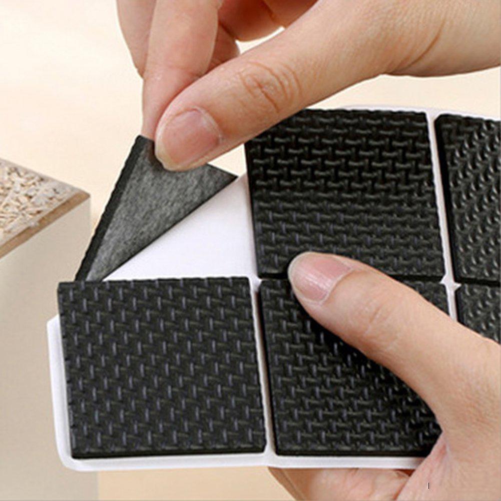 Miếng Lót Chân Ghế, Bàn, Giường, Tủ Hình Vuông (30 Miếng)