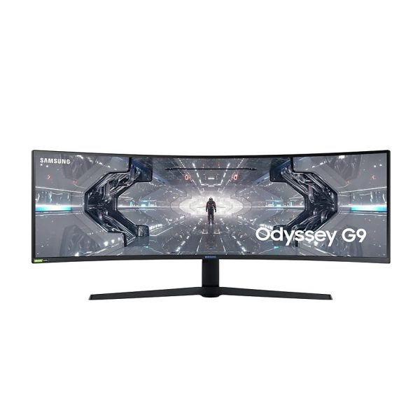 Màn hình LCD 49'' Samsung Odyssey G9 LC49G95TSSEXXV DualQHD 240Hz G-Sync Cong Chính Hãng